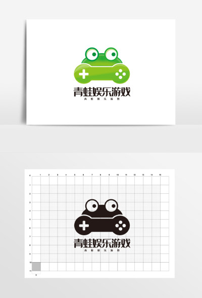 青蛙娱乐游戏 LOGO标志